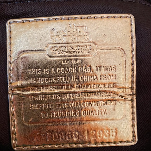 Coach Vintage Leather Satchel & Matching Wallet - Picture 6 of 6